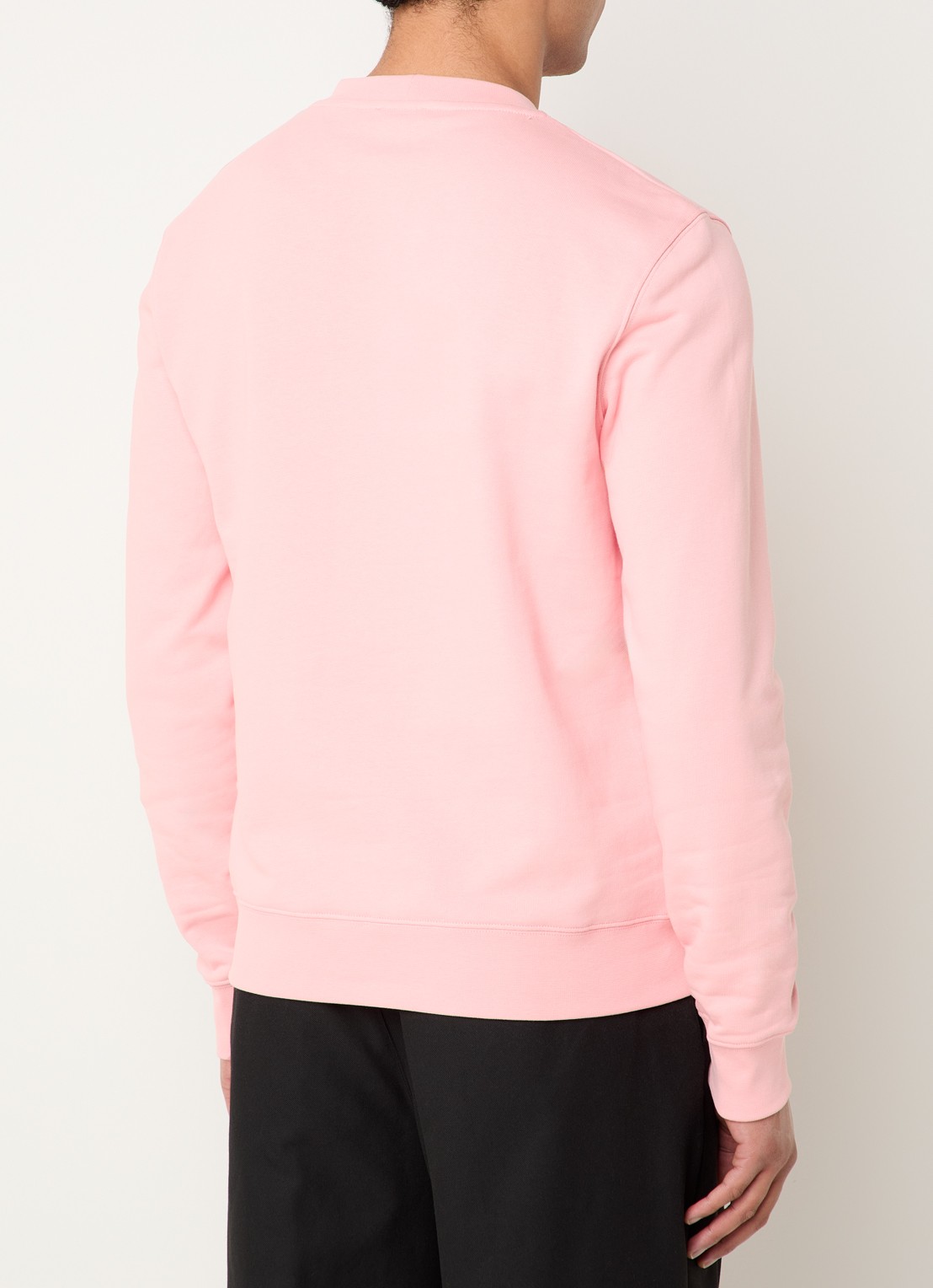Sandro Sweater met logo - achterkant zalmroze