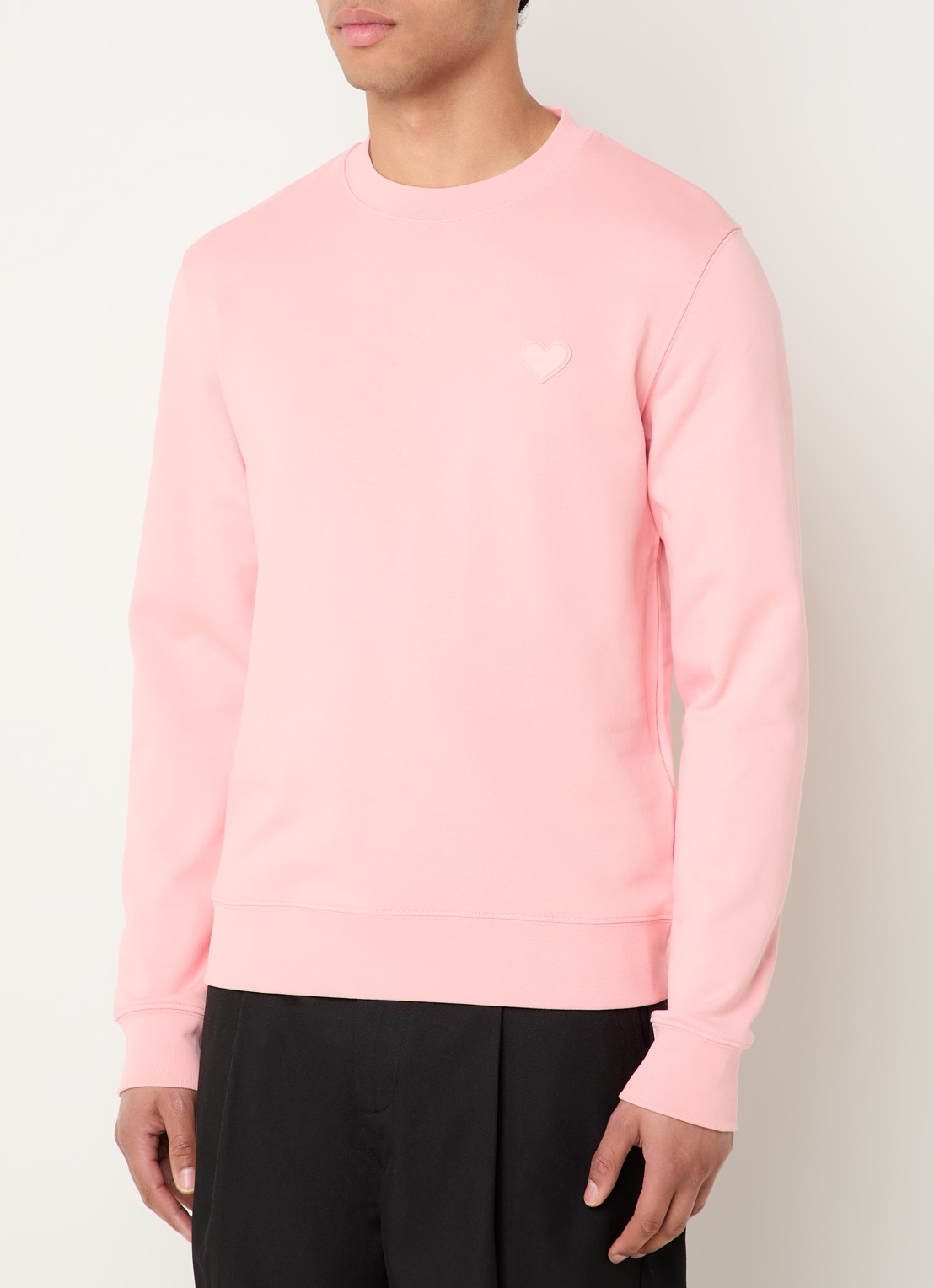 Sandro Sweater met logo - detail 4 zalmroze