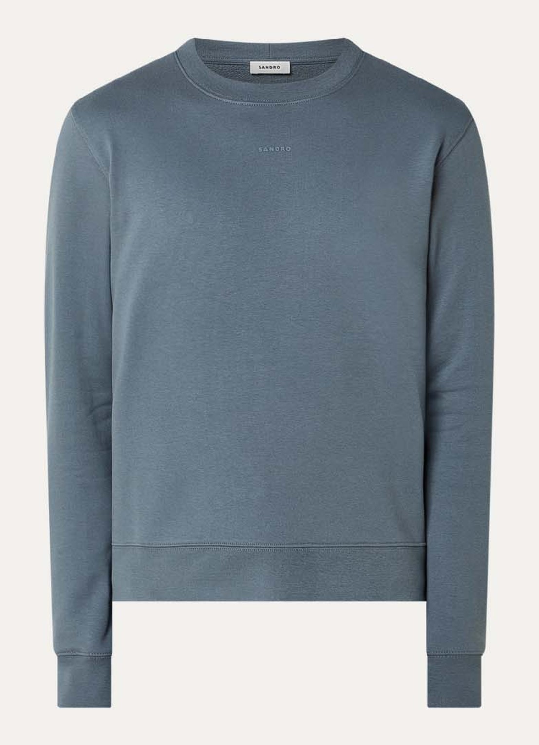 Sandro Sweater met logo - voorkant grijs