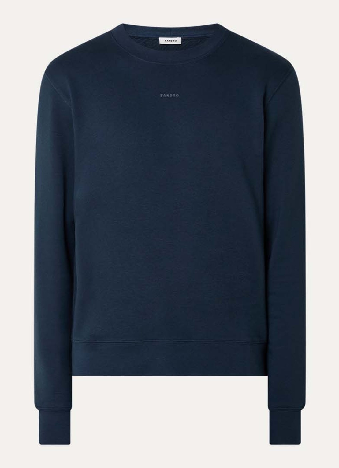Sandro Sweater met logo - voorkant 2 donkerblauw