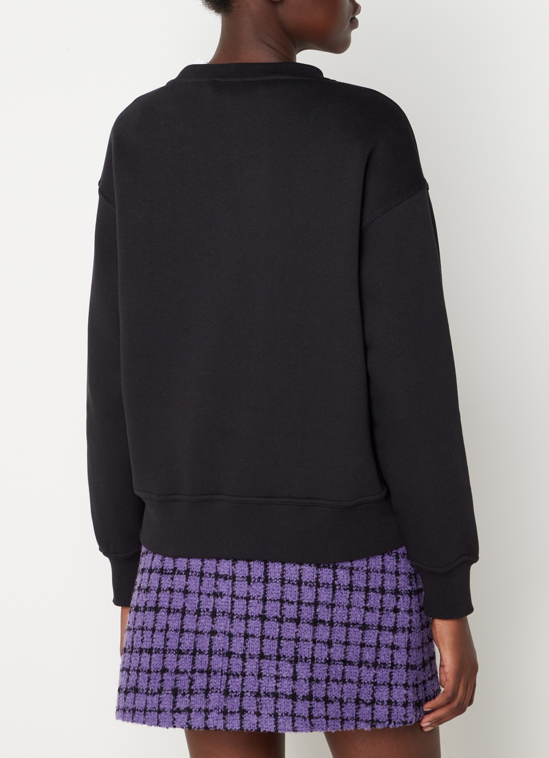 Sandro Sweater met logoborduring - achterkant 2 zwart