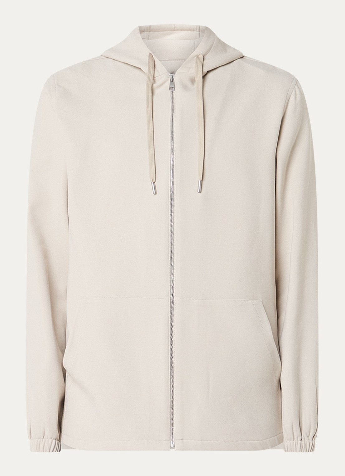 Sandro Sweatvest met capuchon - voorkant 2 beige