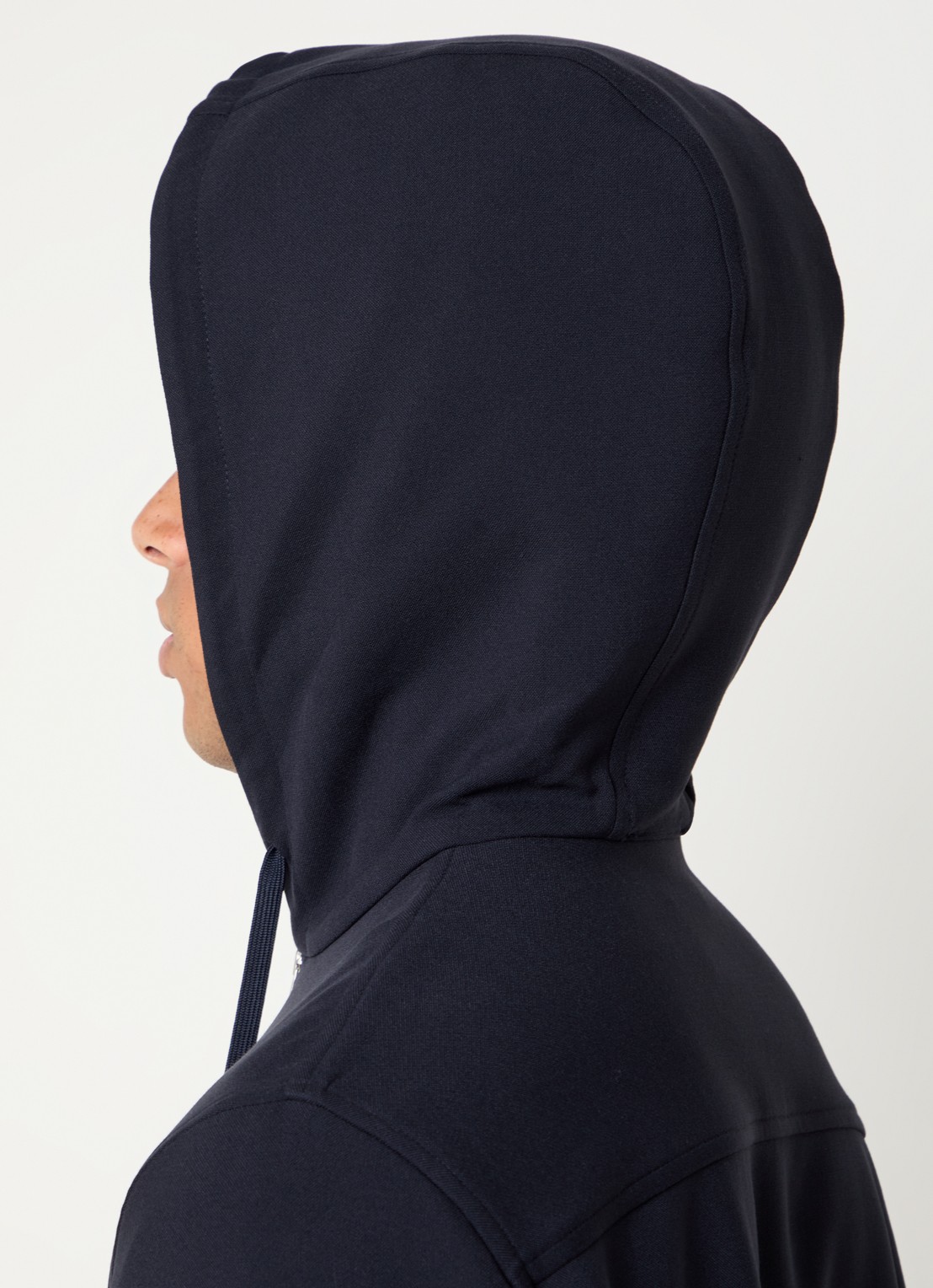Sandro Sweatvest met capuchon - detail 3 donkerblauw