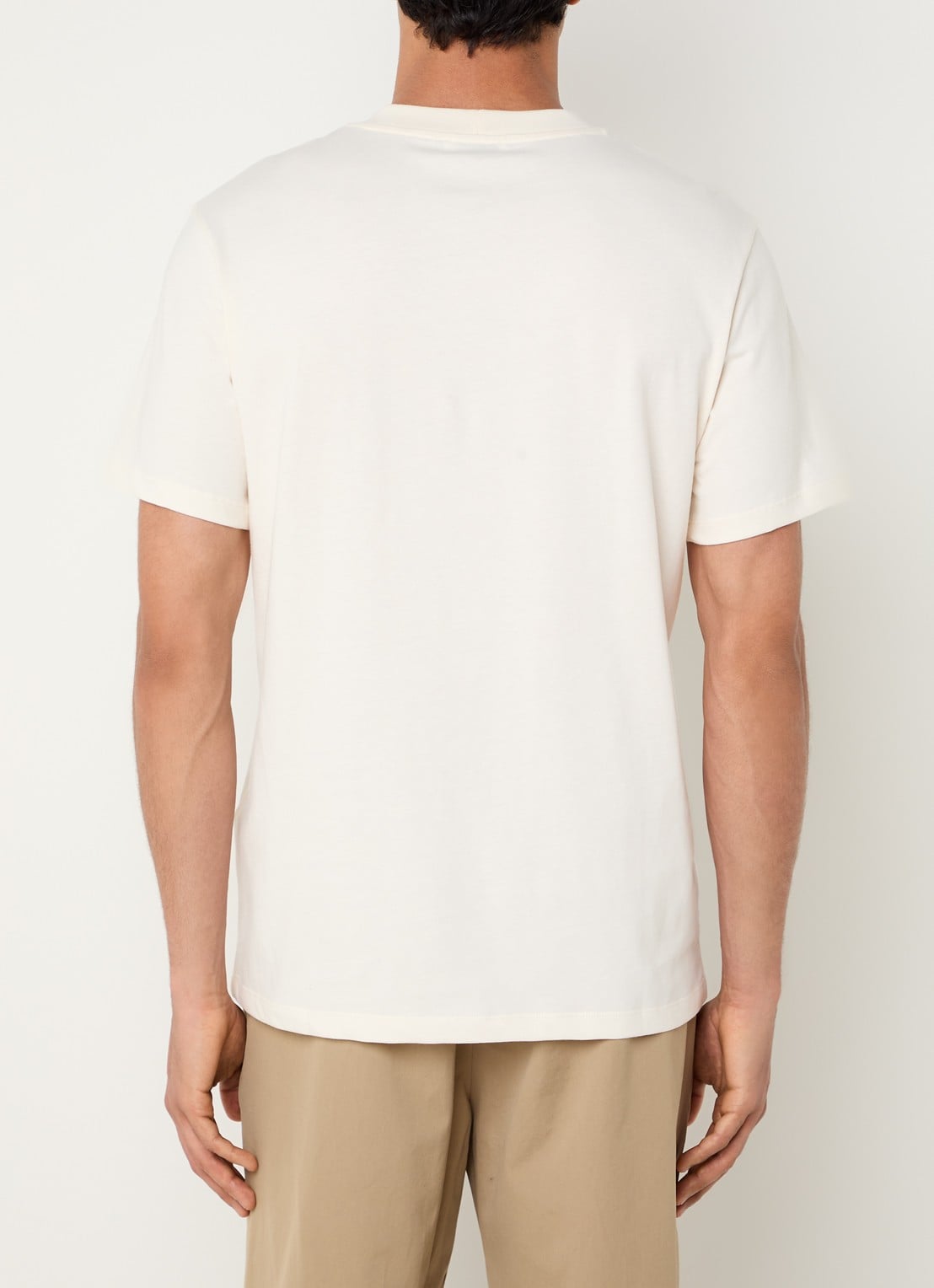 Sandro T-shirt met logo - achterkant 2 creme