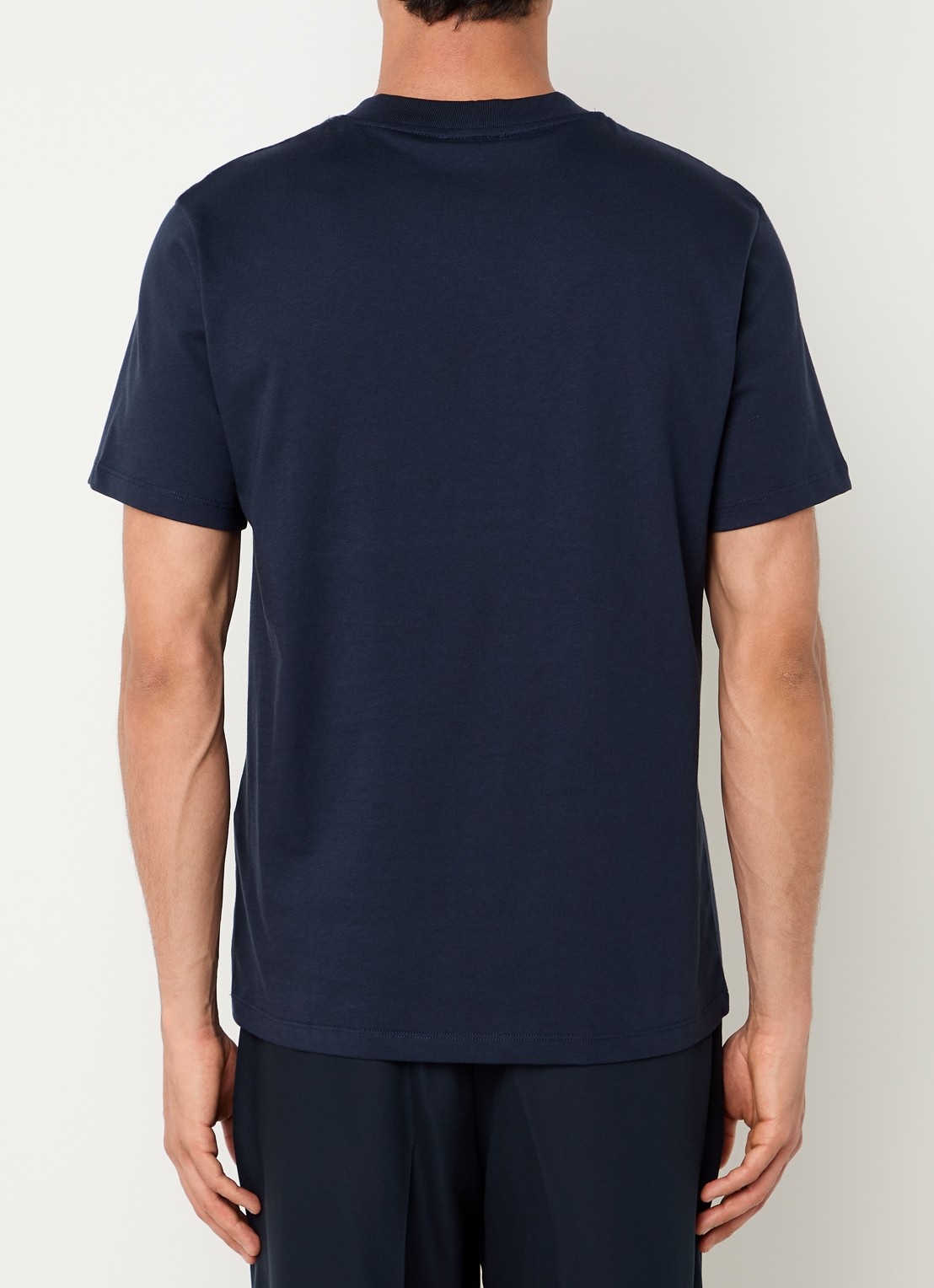 Sandro T-shirt met logo - achterkant 4 donkerblauw
