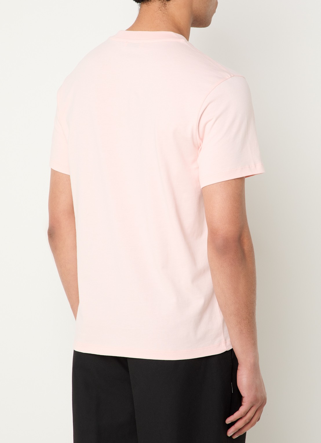Sandro T-shirt met logo - achterkant zalmroze