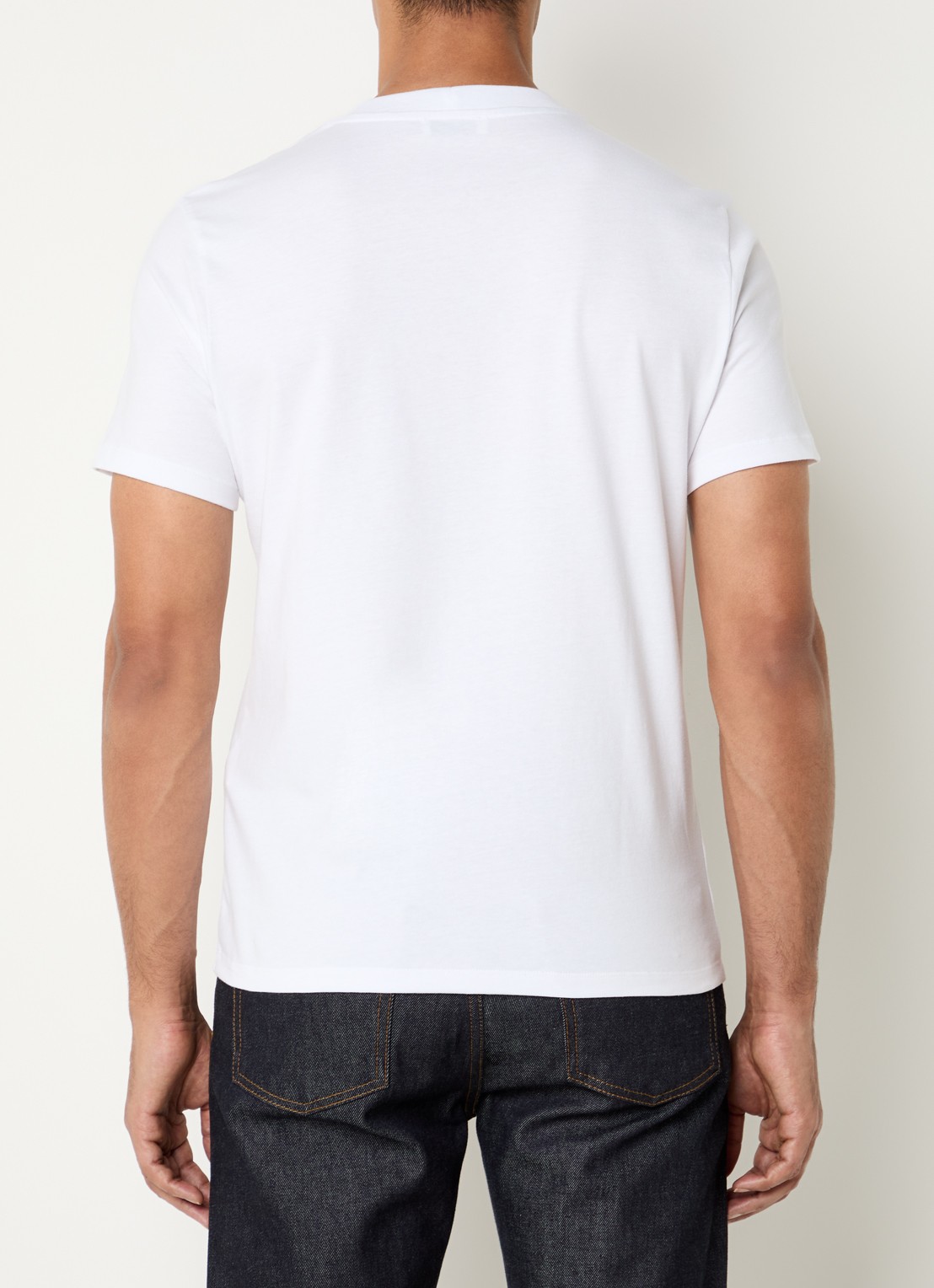 Sandro T-shirt met logo - achterkant 3 wit