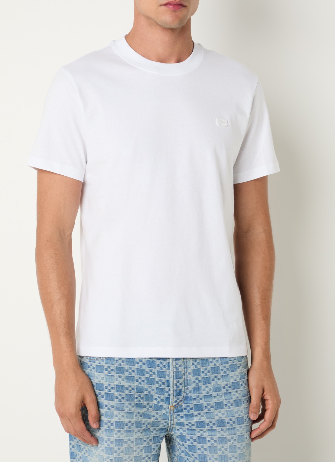Sandro T-shirt met logo - detail 4 wit