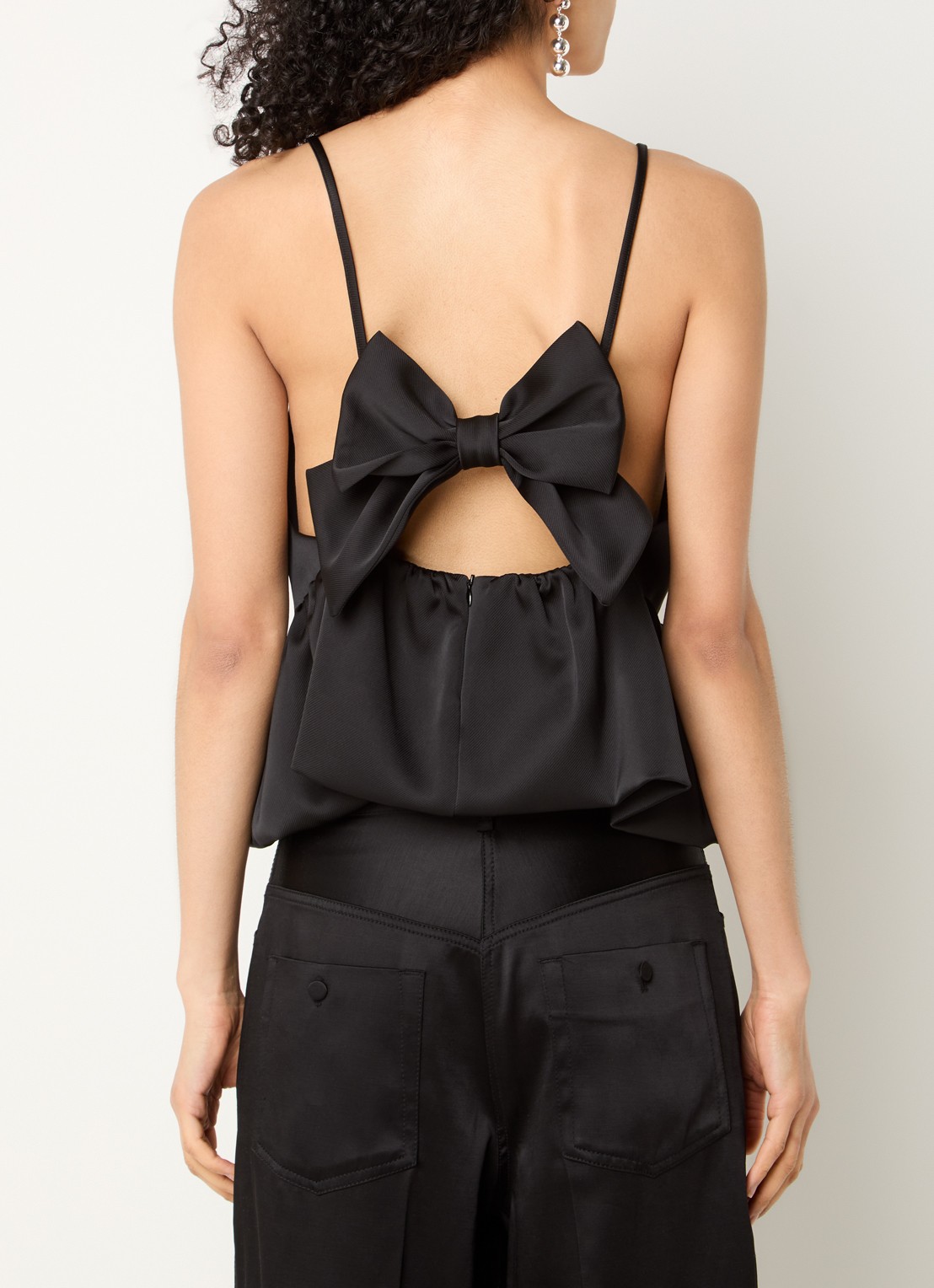 Sandro Top met strik detail - detail 4 zwart