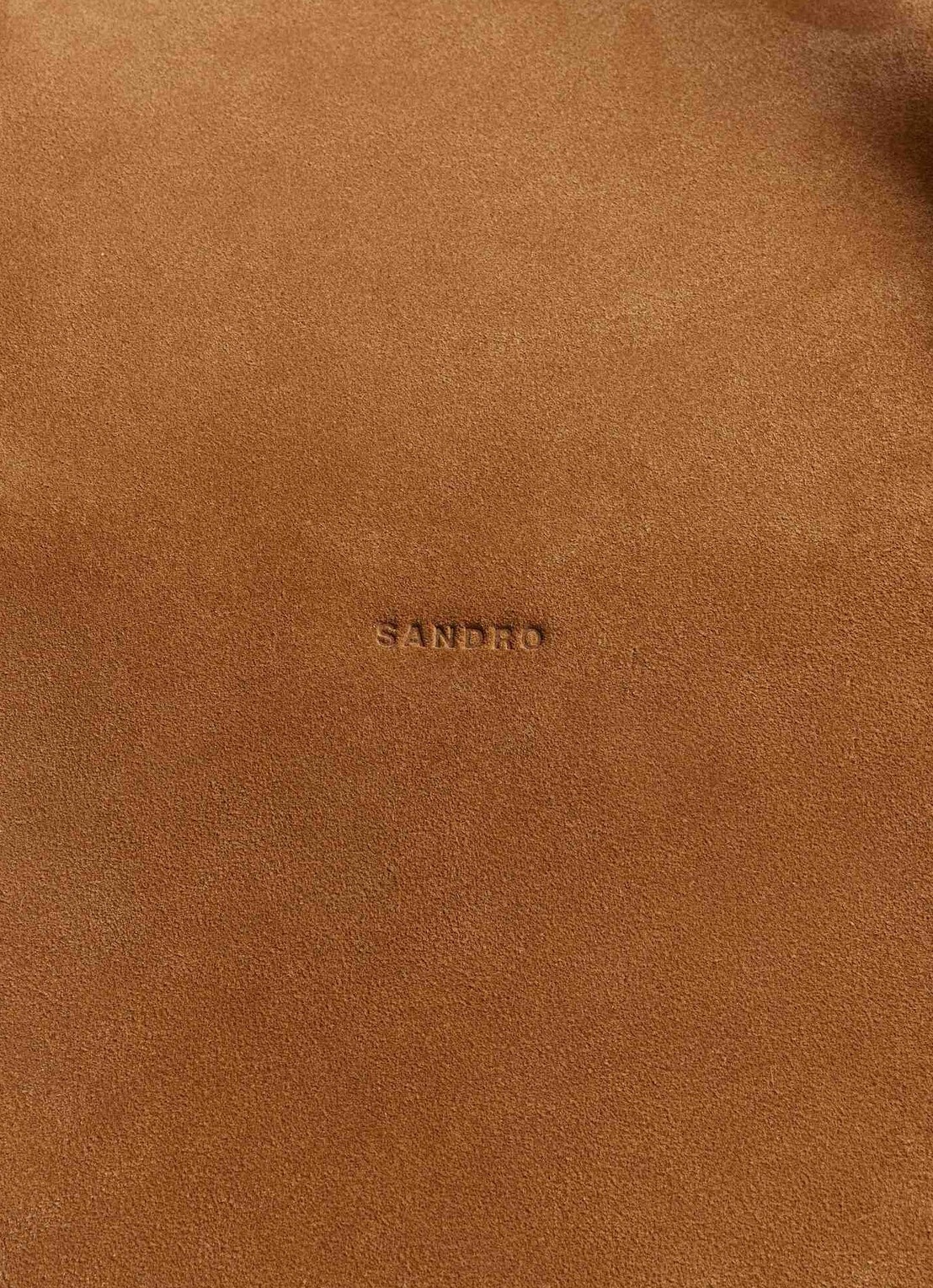 Sandro Weekendtas met logo - detail 4 camel / bruin