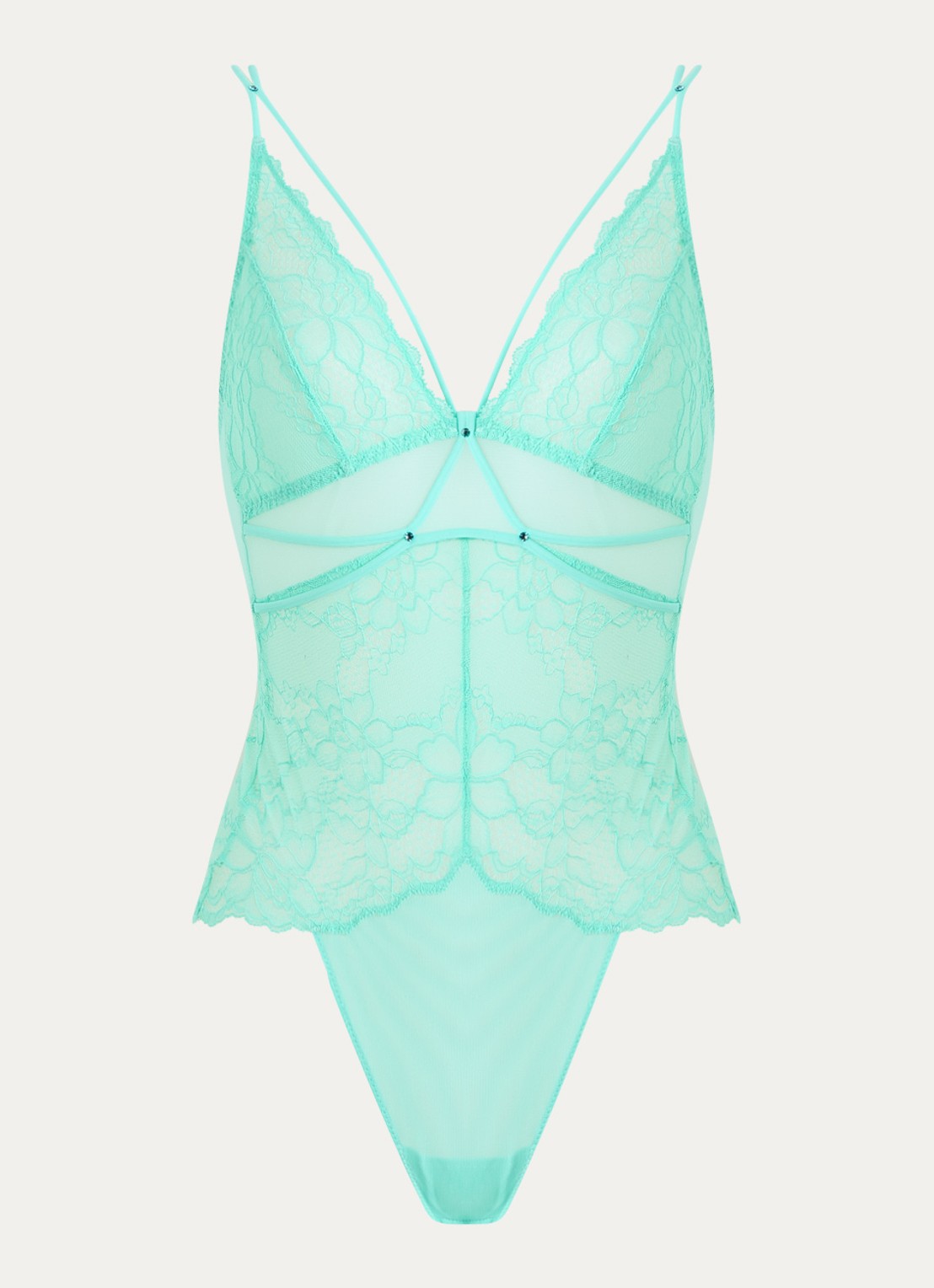 Sarda Amelia body - voorkant 2 zeegroen