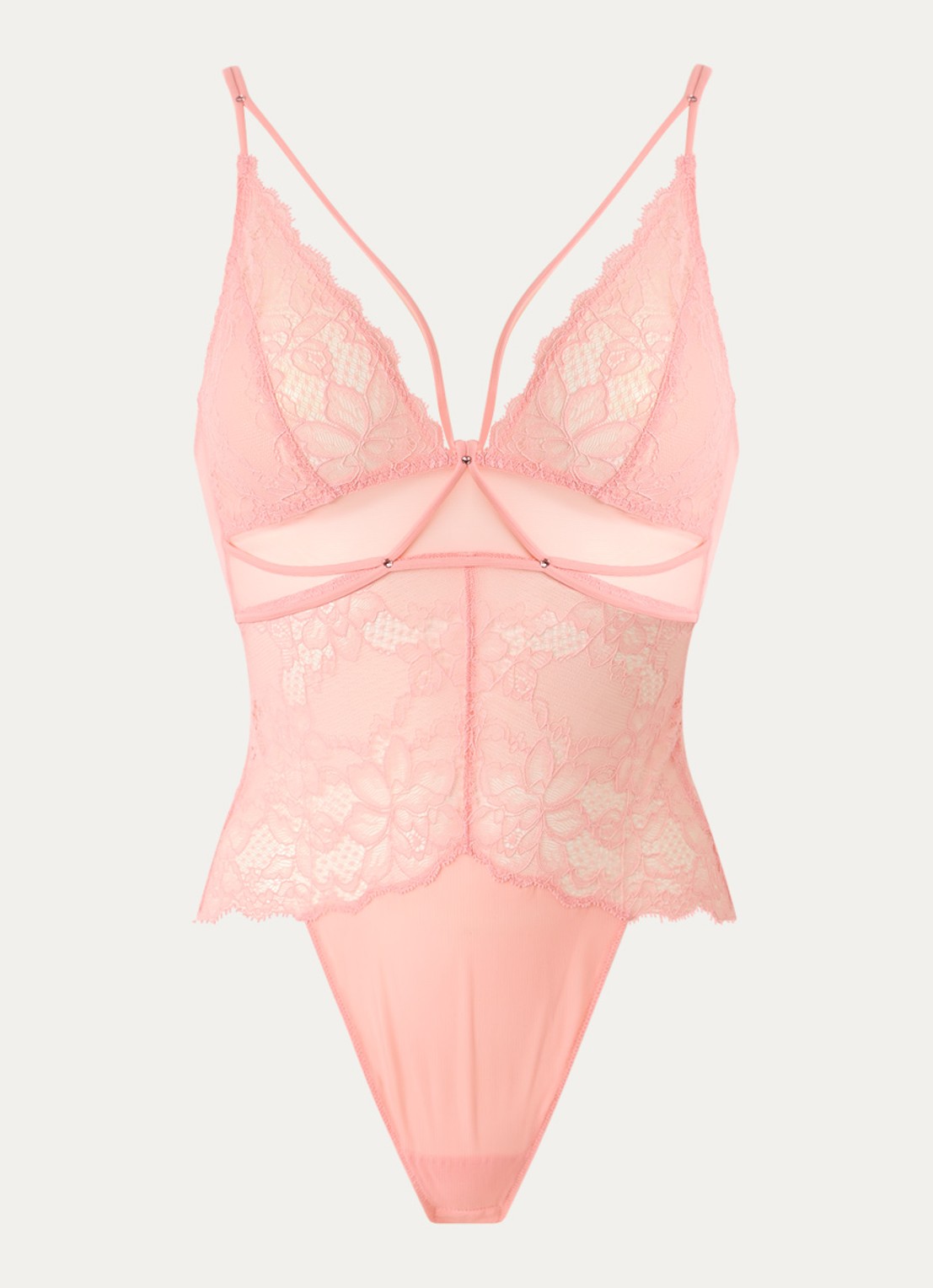 Sarda Amelia body - voorkant zalmroze