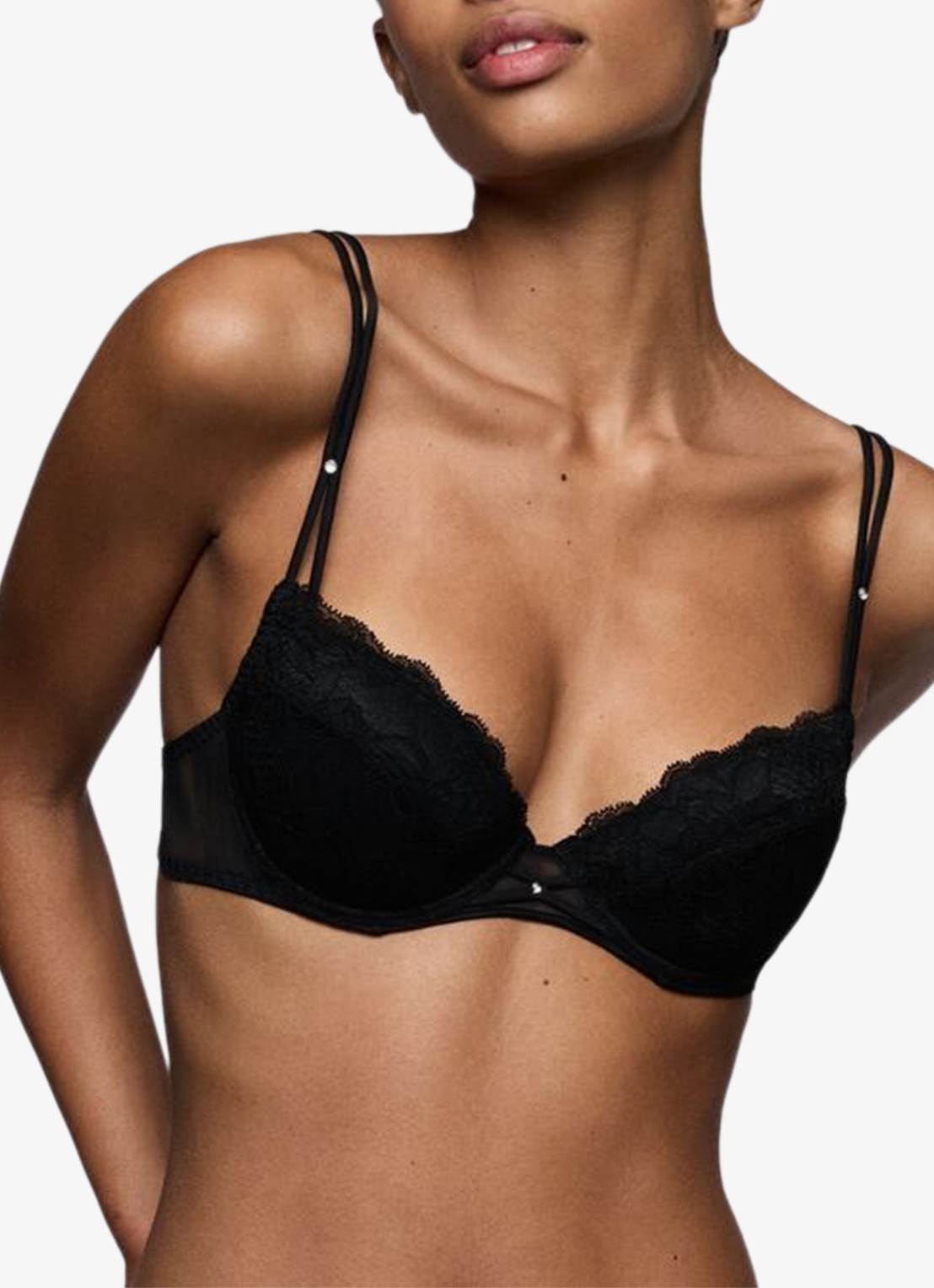 Sarda Amelia push up bh met uitneembare vulling - detail 4 zwart