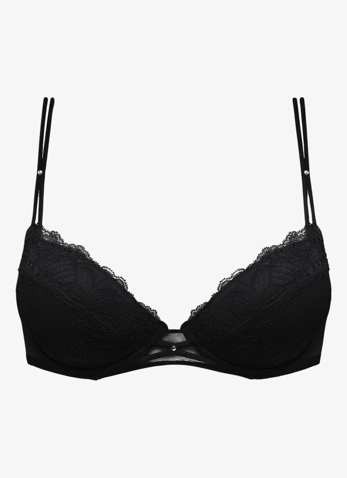 Sarda Amelia push up bh met uitneembare vulling - voorkant zwart
