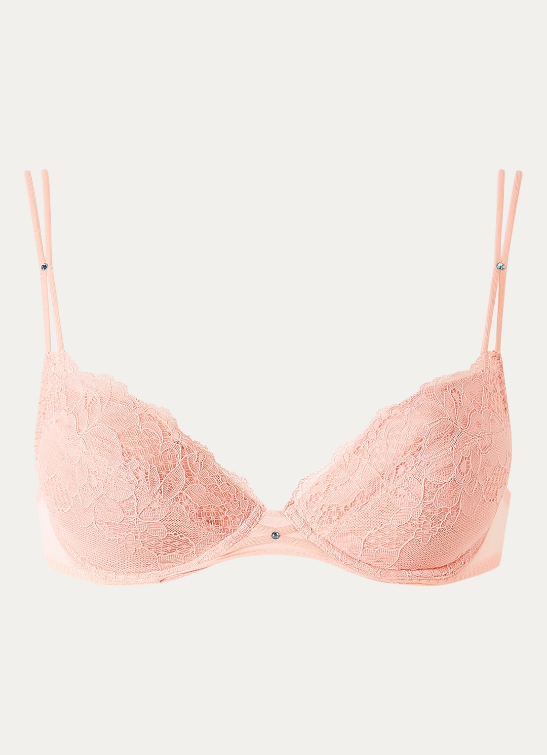 Sarda Amelia push-up bh uitneembare pads - voorkant zalmroze