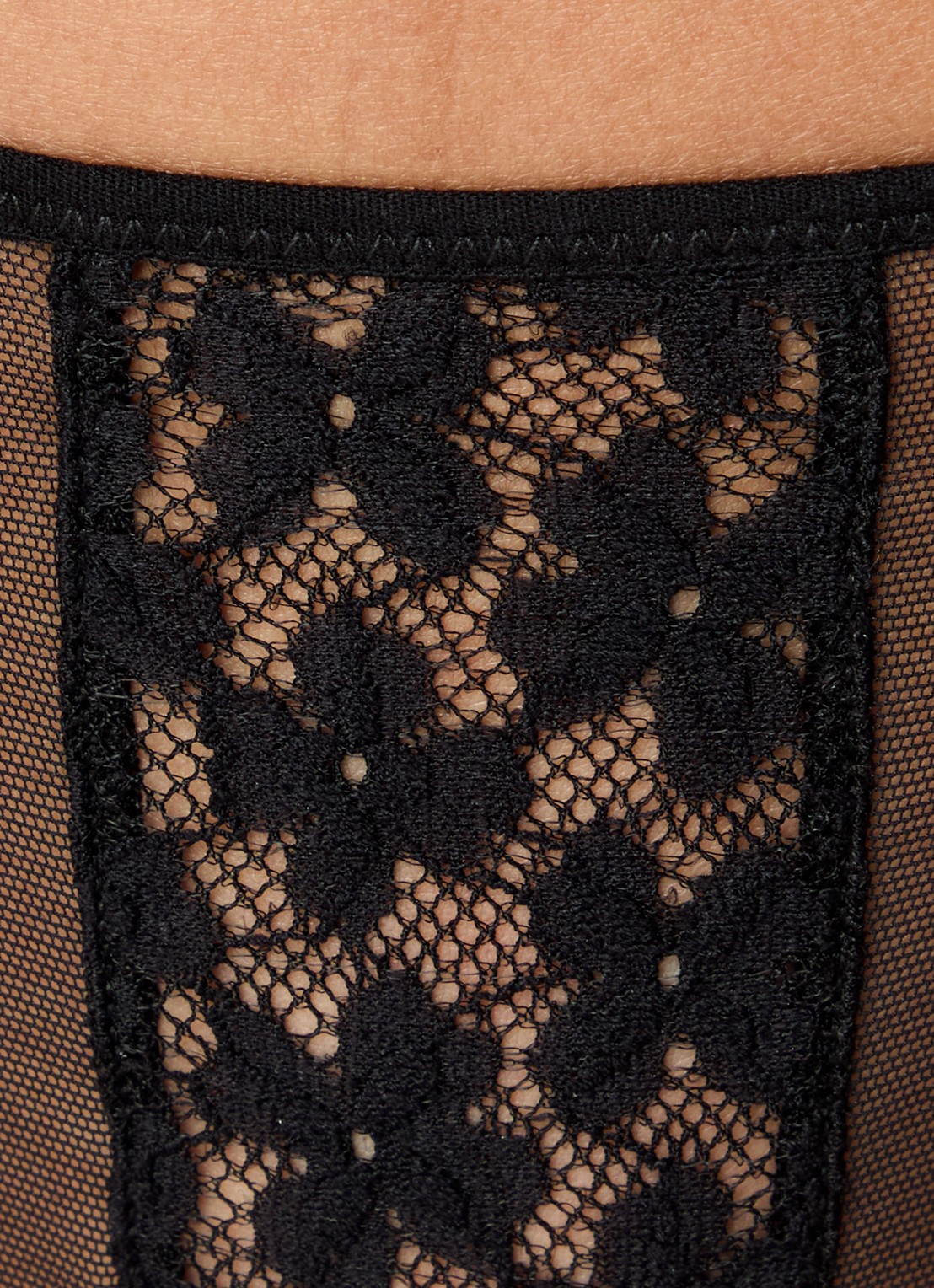Sarda Ariarne tanga van kant  - detail 4 zwart
