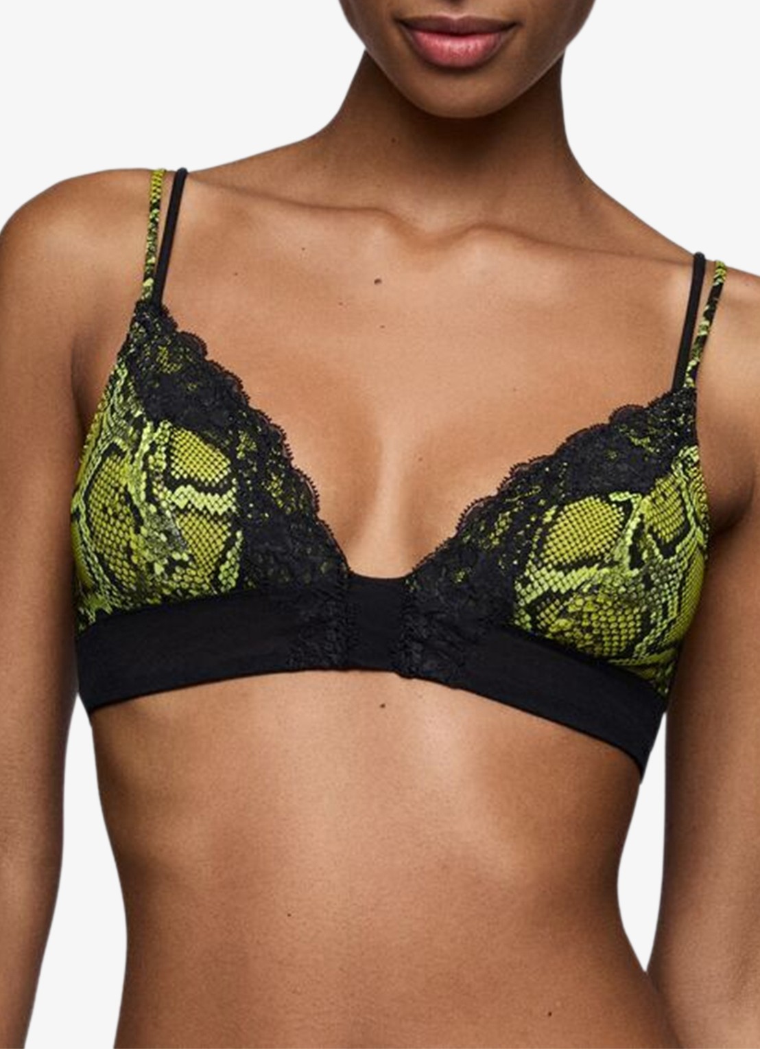 Sarda Bremer bralette van mesh - detail 4 groen