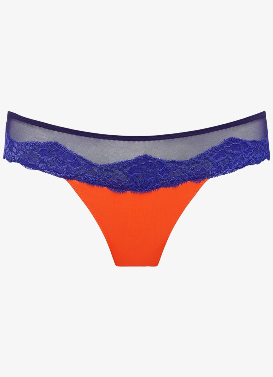 Sarda Bremer tanga van mesh - voorkant 3 orange