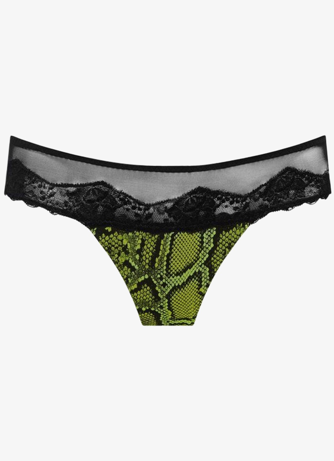 Sarda Bremer tanga van mesh - voorkant 2 groen