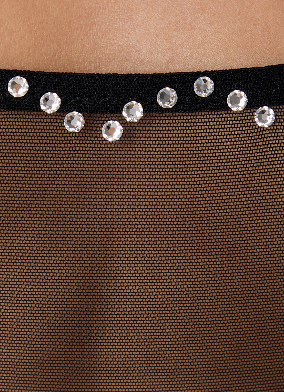 Sarda Chaika body van mesh - detail 5 zwart