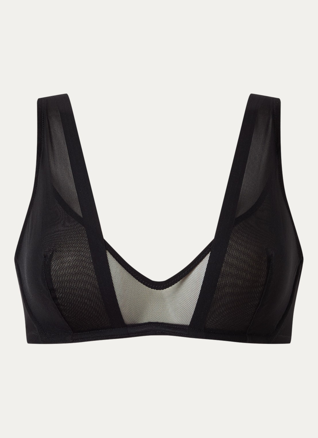 Sarda Chalmers beugel bh van mesh - voorkant 5 zwart