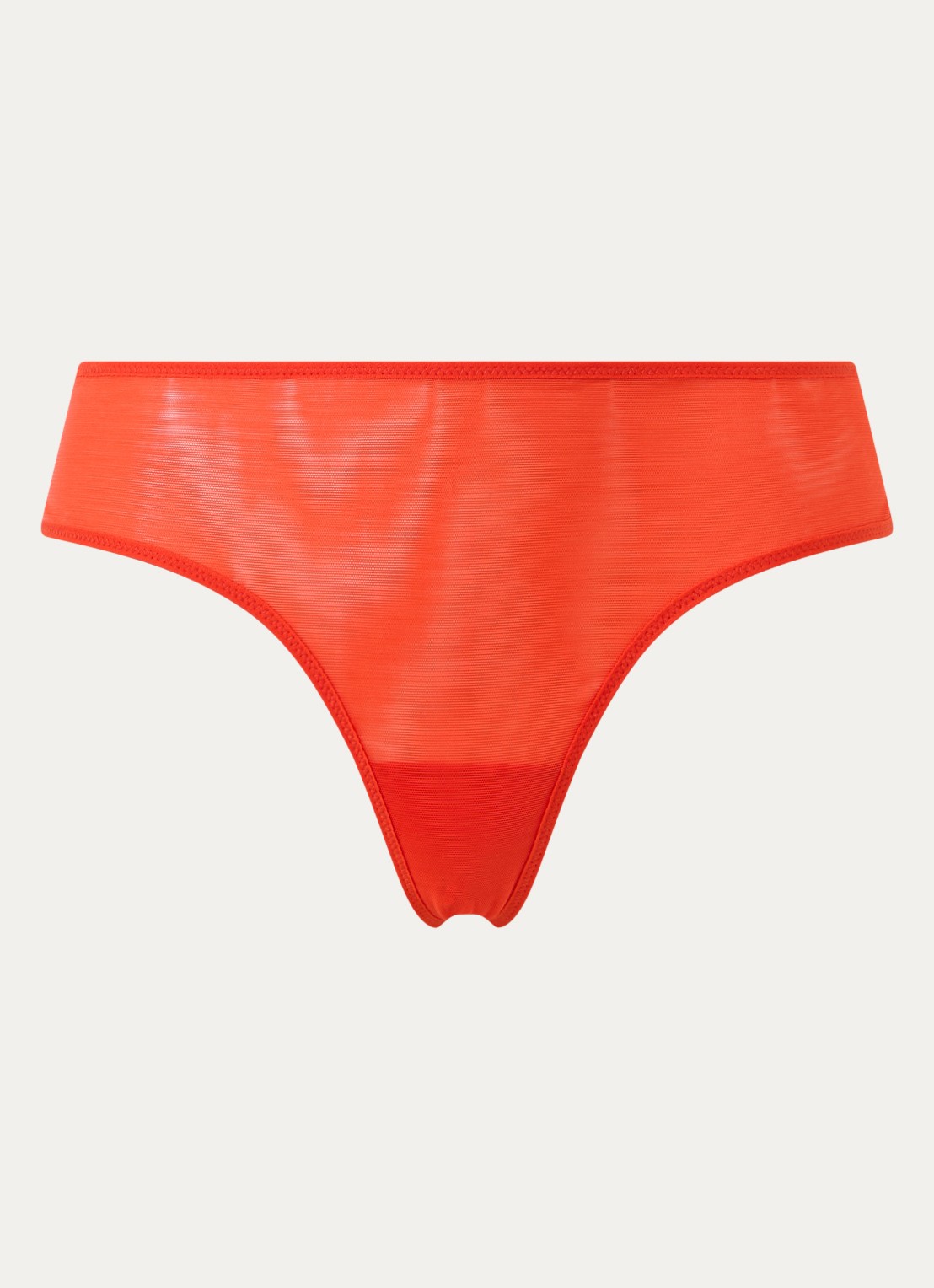 Sarda Chalmers tanga van mesh - voorkant rood