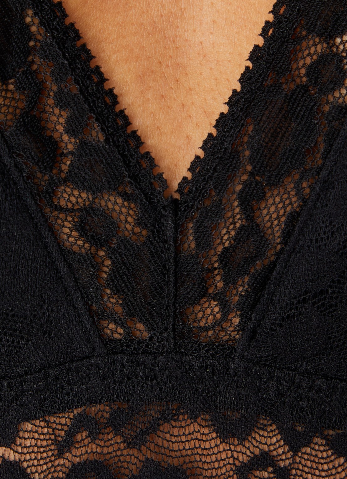 Sarda Cid body van kant - detail 5 zwart
