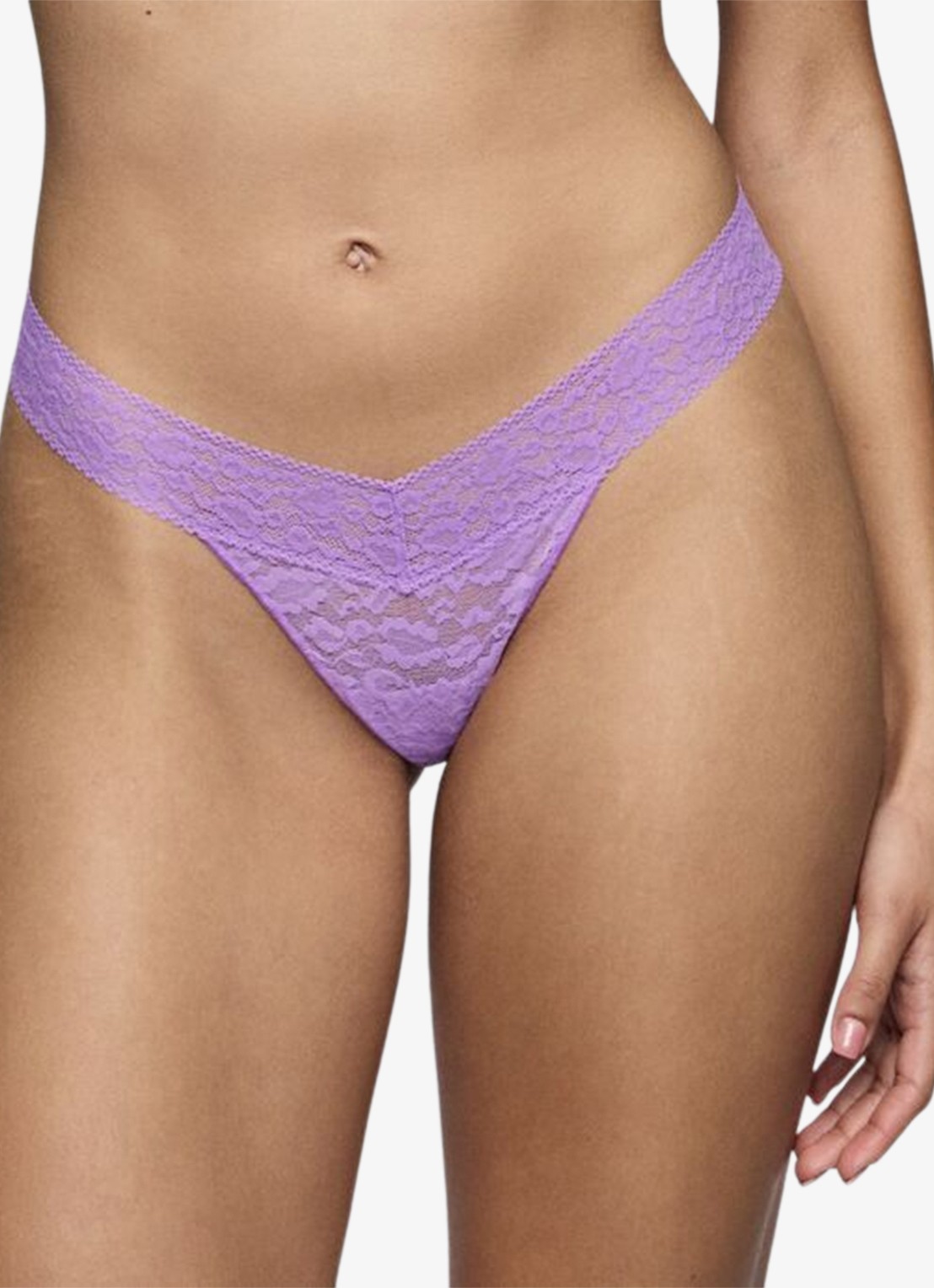 Sarda Cid string van kant - detail lavendel