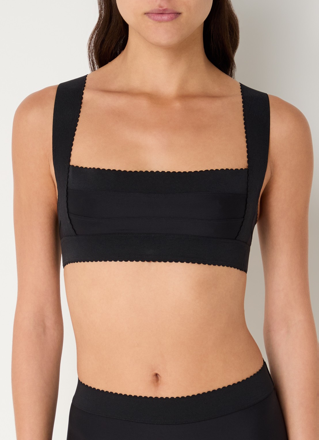 Sarda Eliza voorgevormde bralette - detail 2 zwart