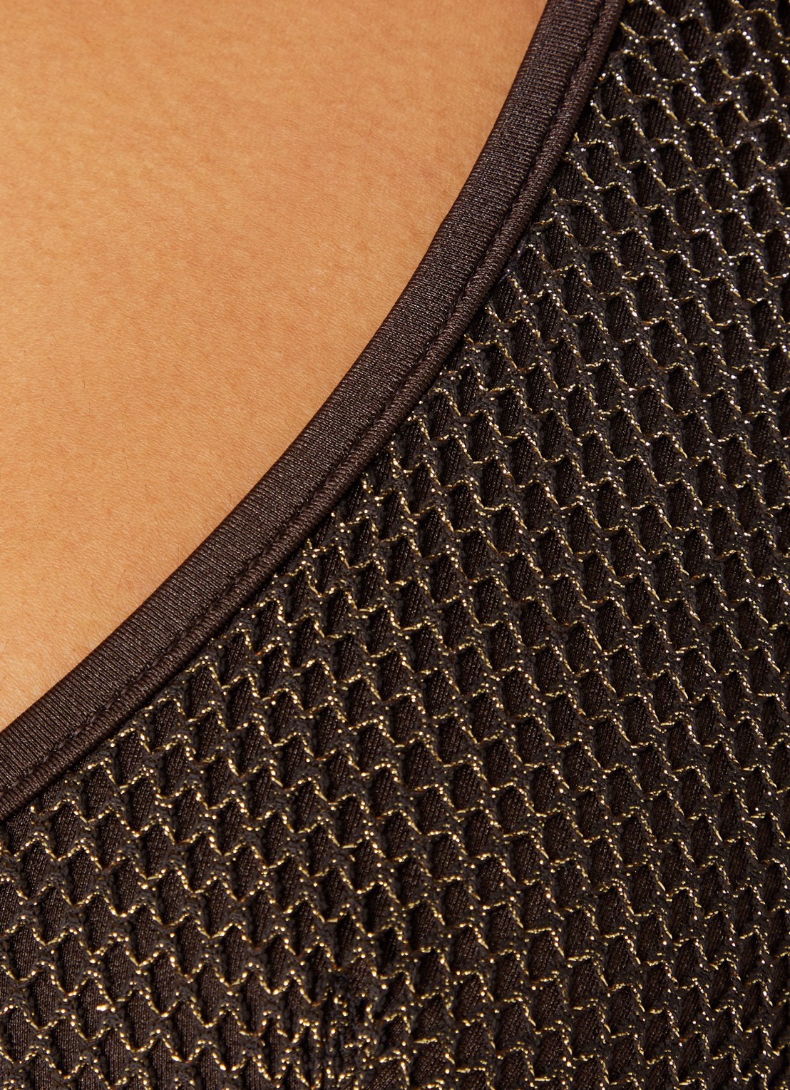 Sarda Janja bikinitop met beugel en lurex  - detail 3 donkerbruin