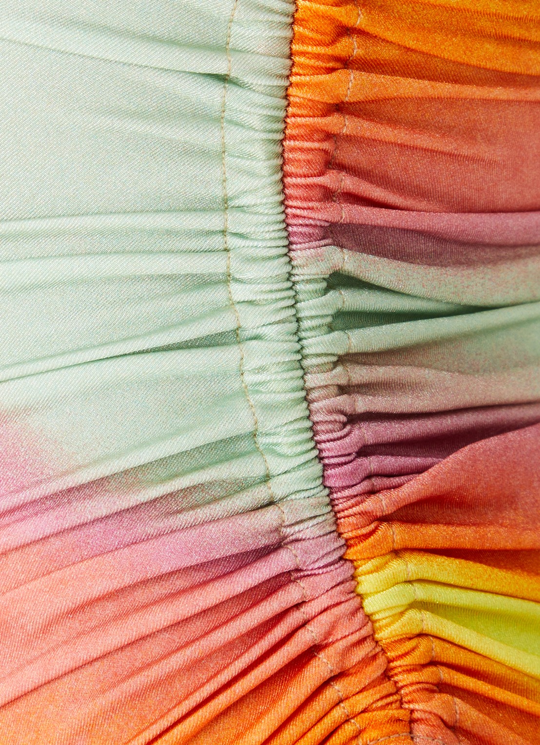 Sarda Kim voorgevormd bandeau badpak met ruches - detail 6 orange