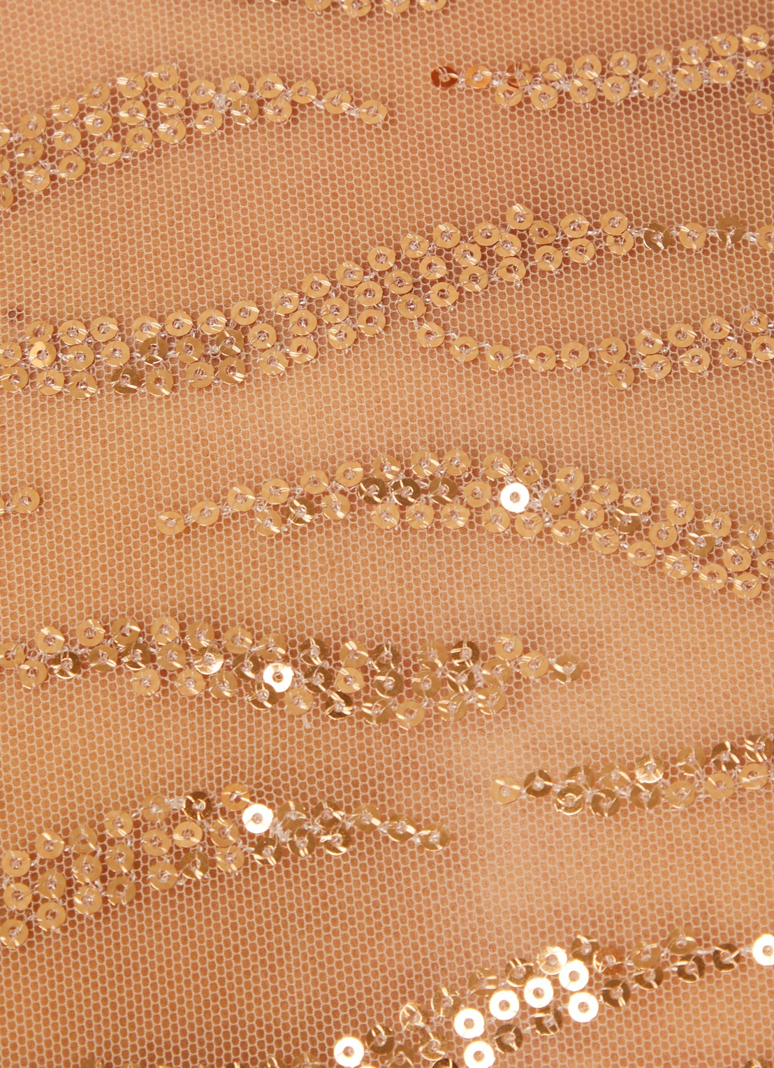 Sarda Milhon bralette van mesh met pailletten - detail 2 beige