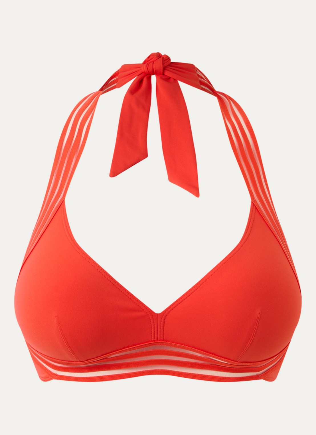 Sarda Miss halter bikinitop - voorkant rood