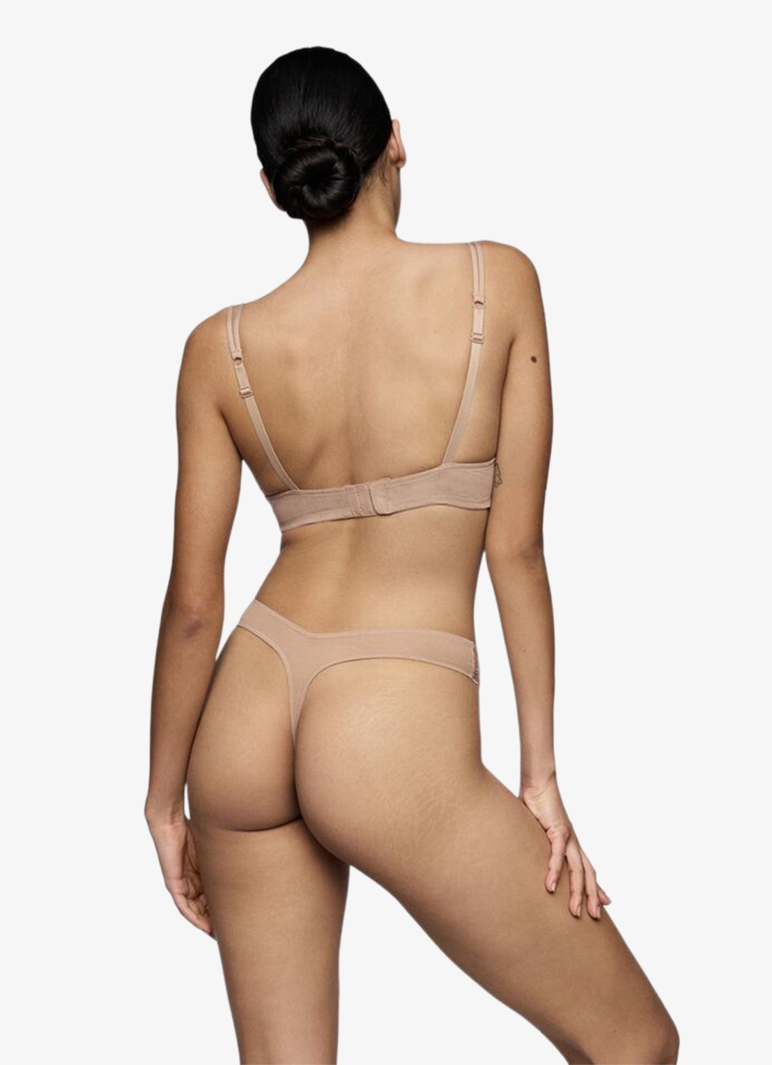 Sarda Shay string van mesh met borduring - achterkant 4 zilver