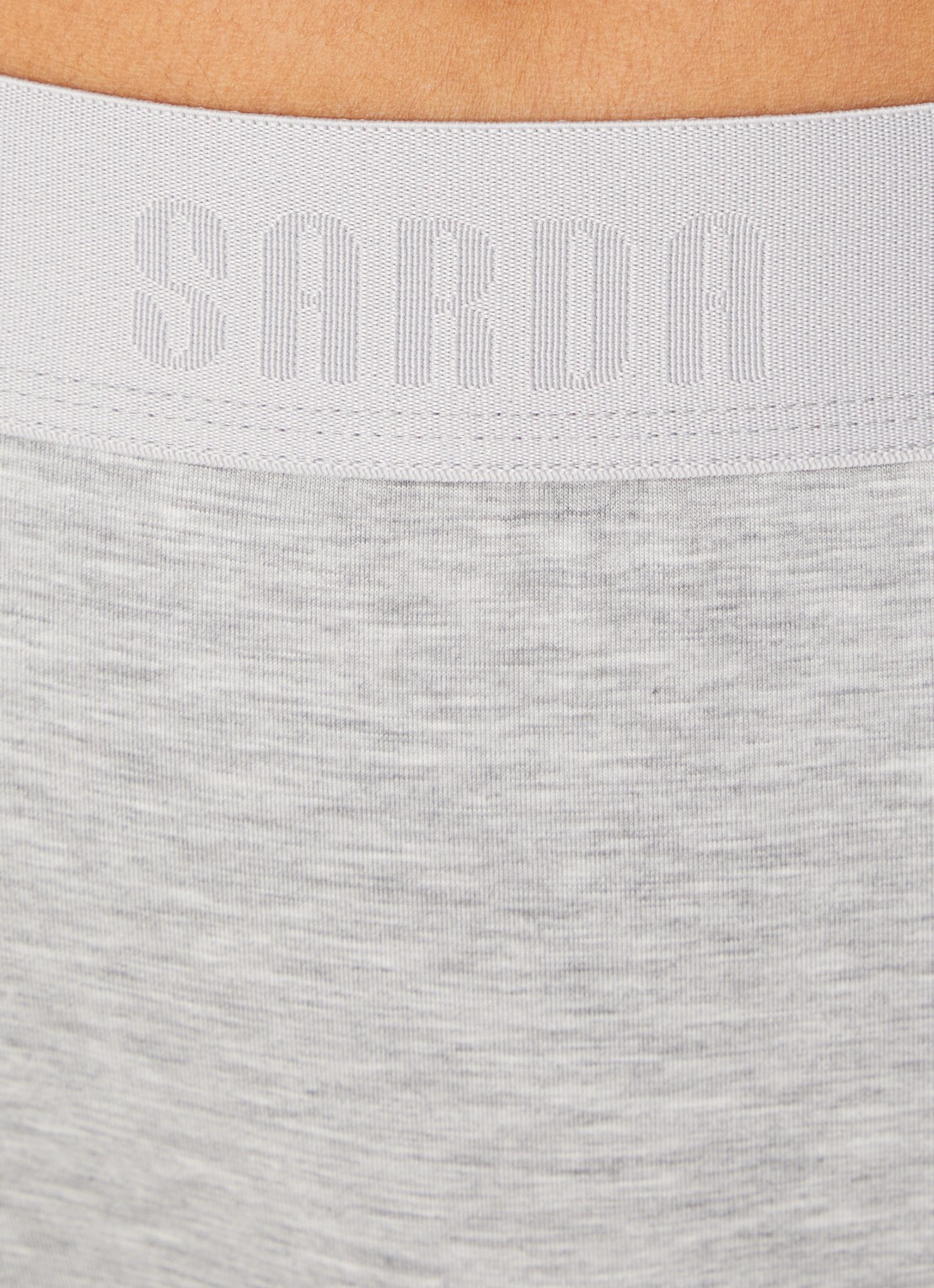 Sarda Sifan shorty met logoband - detail 3 grijsmele