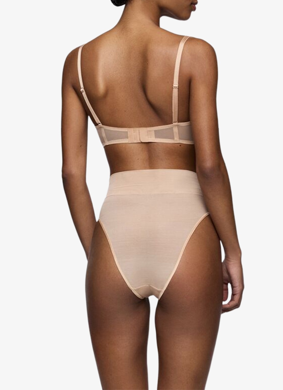 Sarda Tegla high waisted slip - achterkant 3 creme