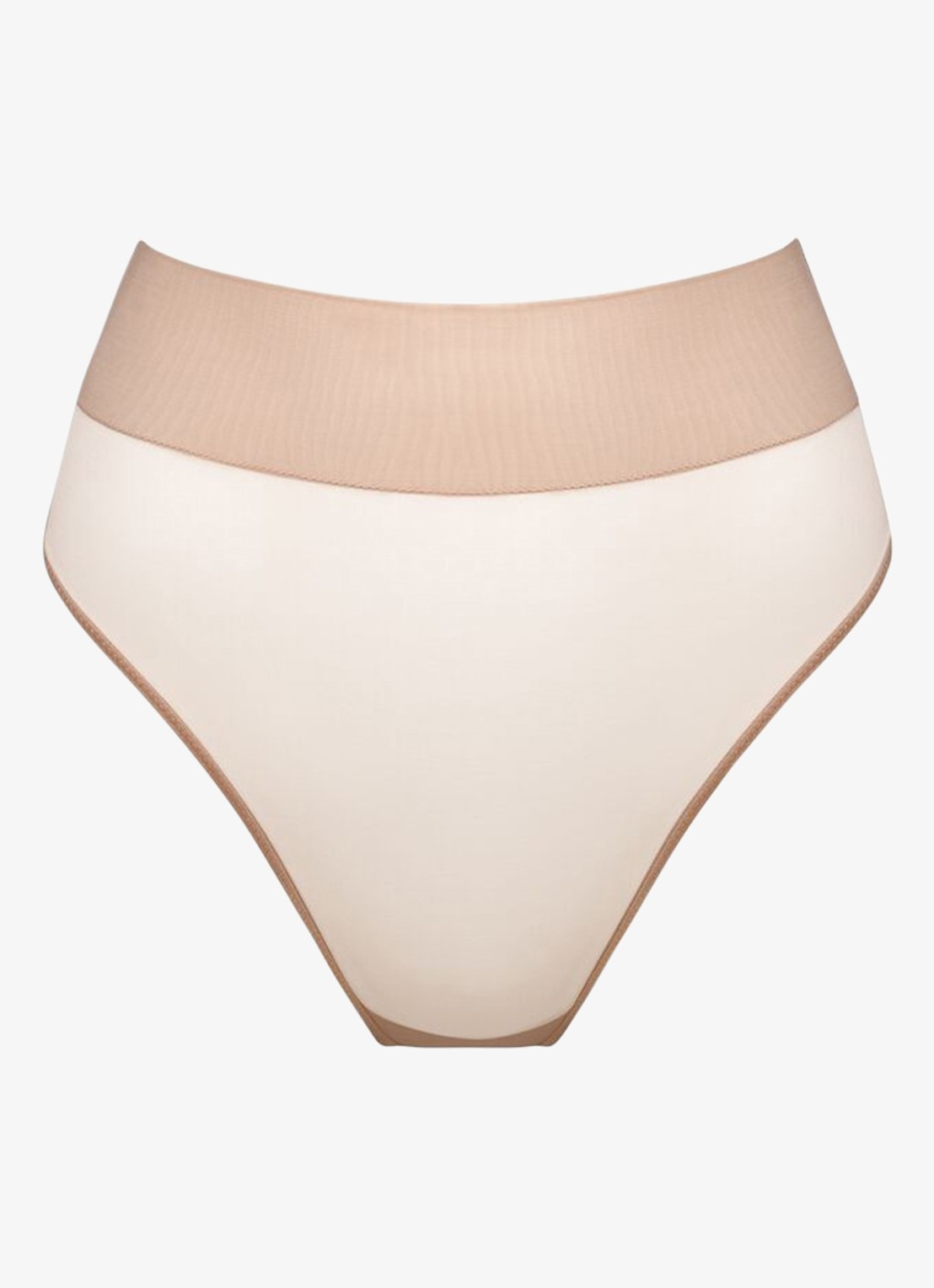 Sarda Tegla high waisted slip - voorkant creme