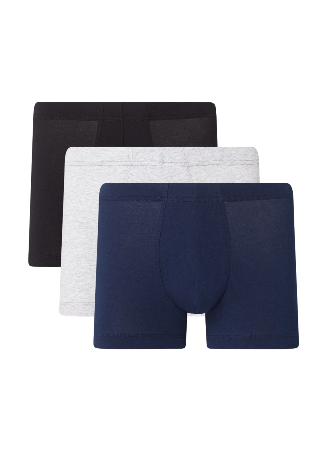 Schiesser Boxershorts in 3-pack - detail 3 zwart
