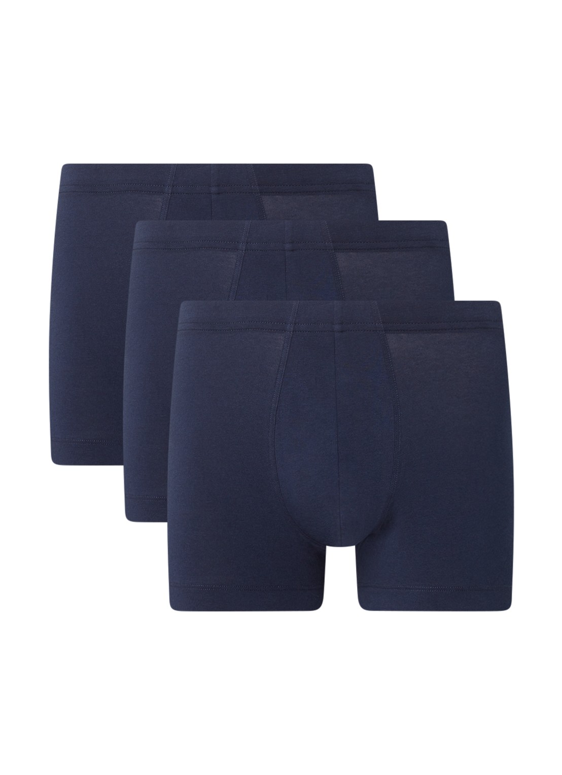 Schiesser Boxershorts in 3-pack - detail 4 royalblauw