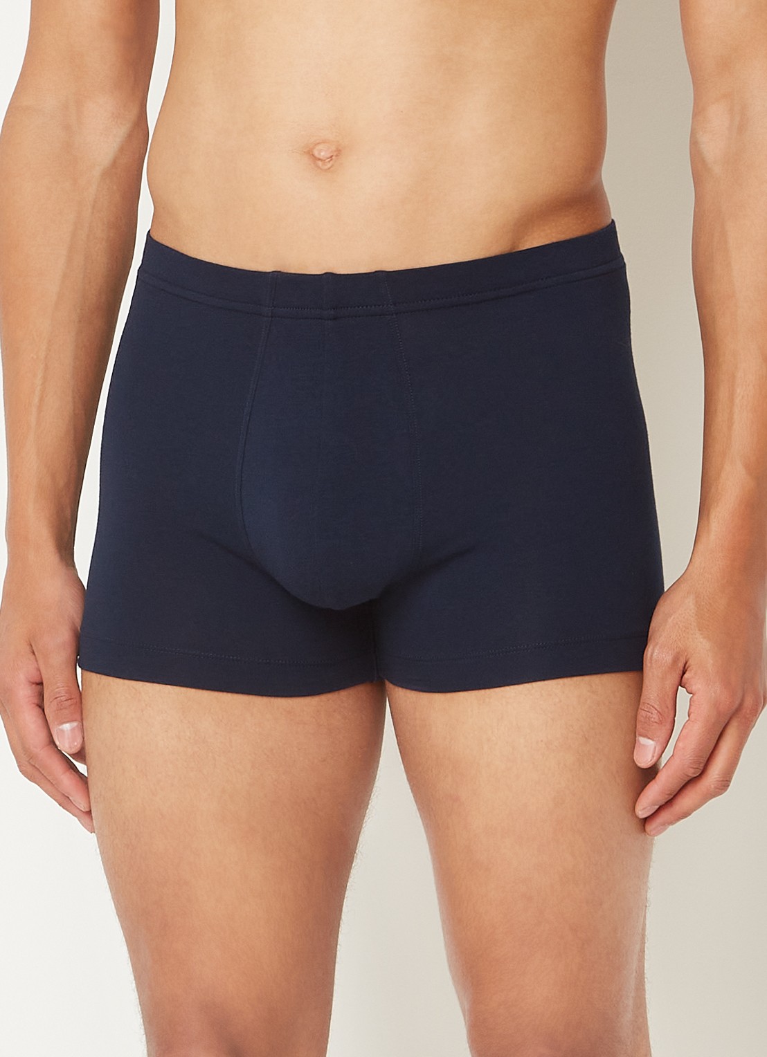 Schiesser Boxershorts in 3-pack - voorkant royalblauw