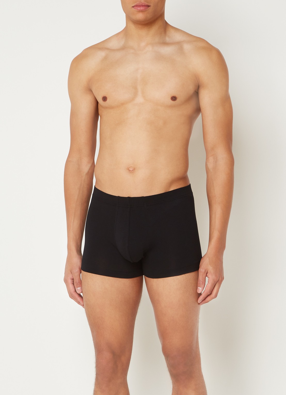 Schiesser Boxershorts in 3-pack - voorkant 2 zwart