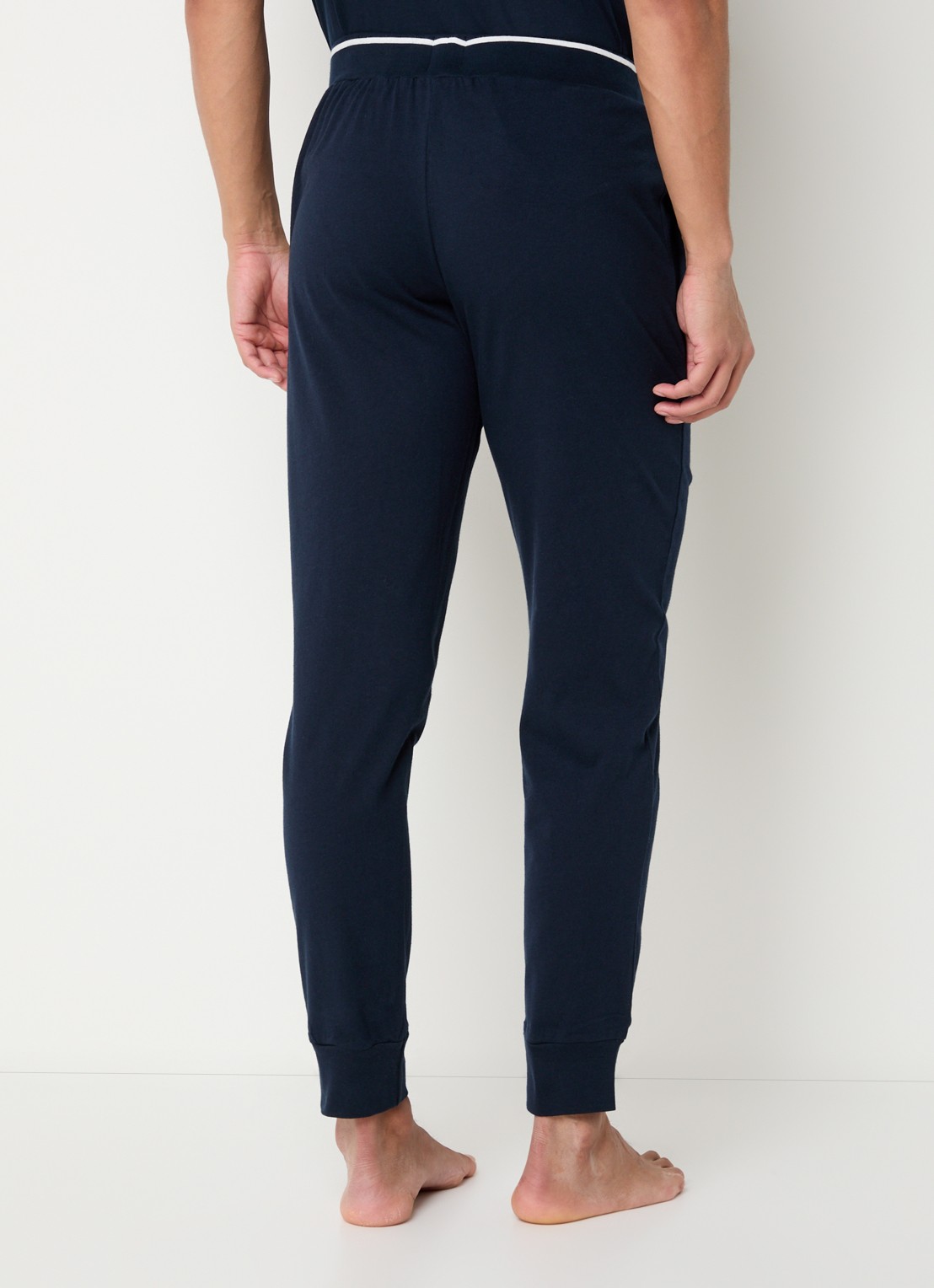 Schiesser Pyjamabroek met steekzakken - achterkant donkerblauw