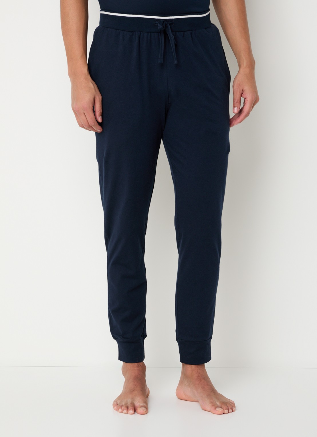 Schiesser Pyjamabroek met steekzakken - detail 4 donkerblauw