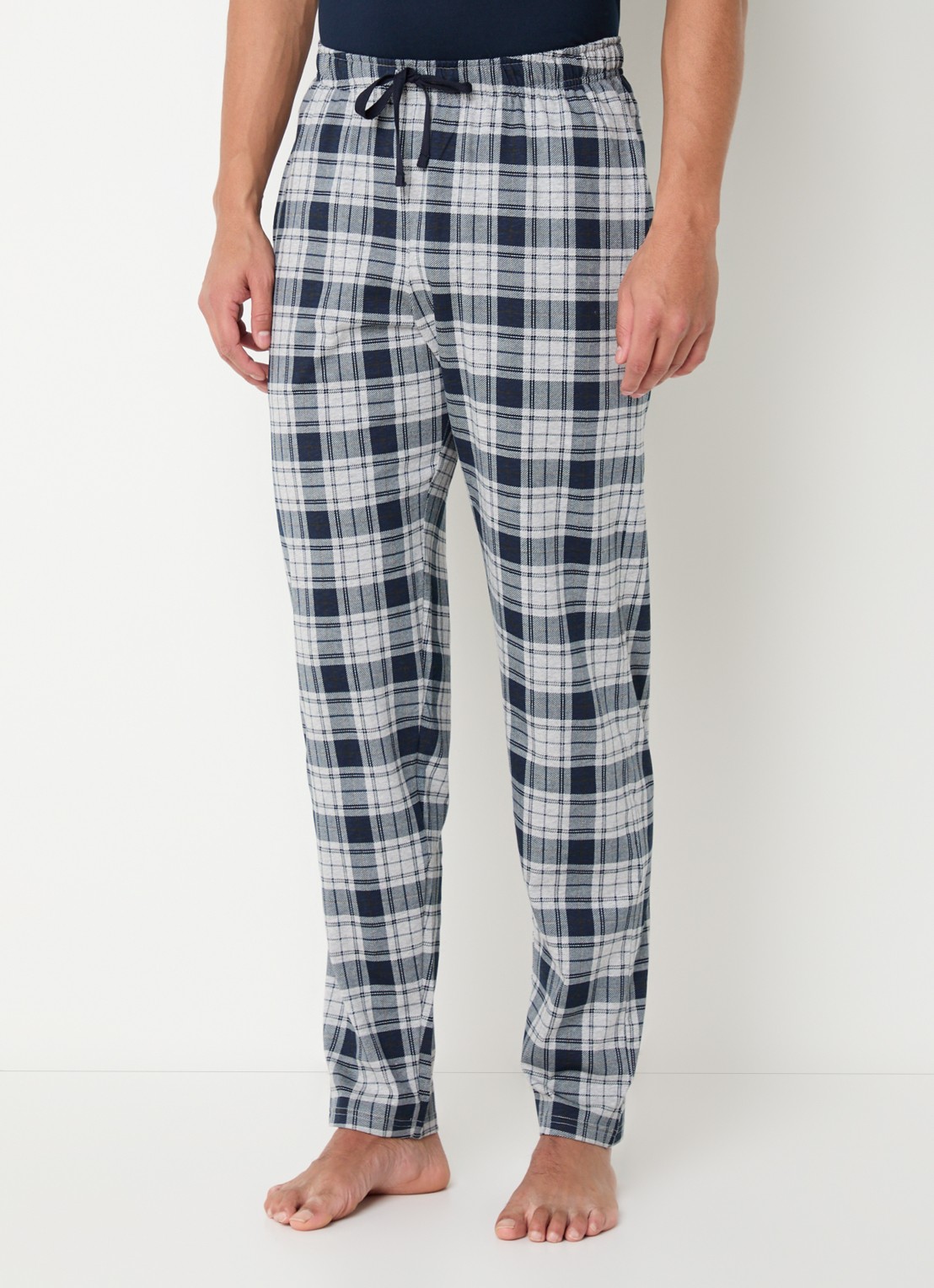Schiesser Pyjamabroek met steekzakken - detail 4 grijs