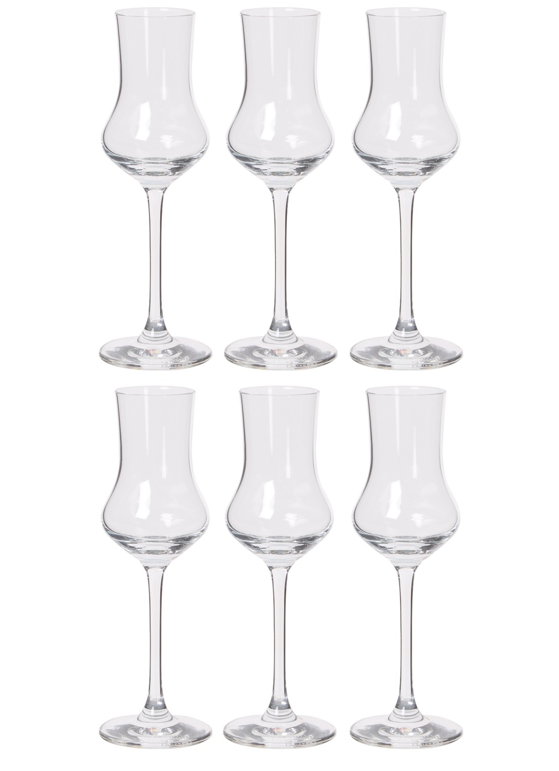 Schott Zwiesel Bar Special grappaglas 9,5 cl set van 6 - voorkant transparant