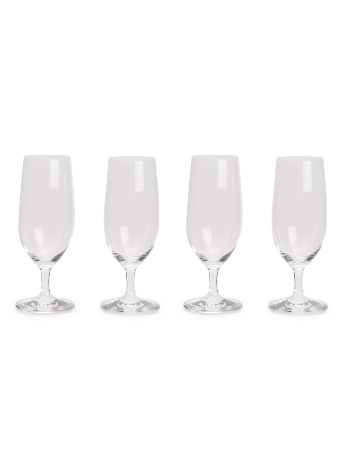 Schott Zwiesel Beer Basic bierglas 36 cl set van 4 - voorkant transparant