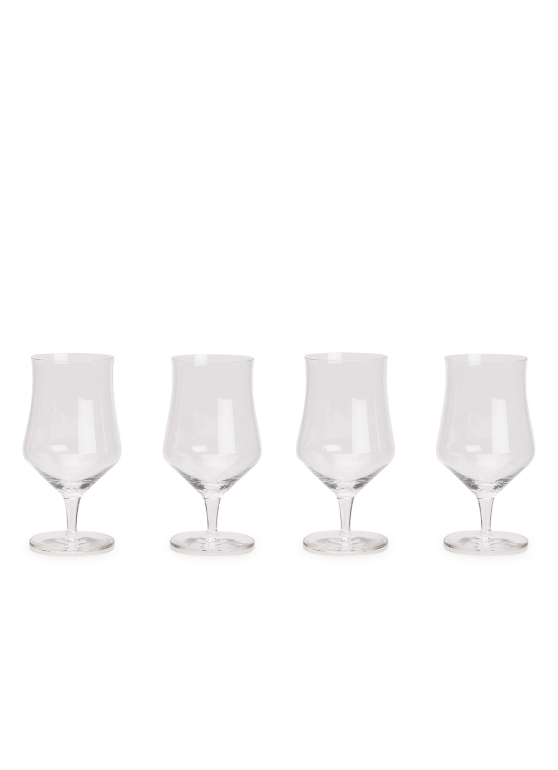 Schott Zwiesel Beer Basic Craft Univeral bierglas 45 cl set van 4 - voorkant transparant