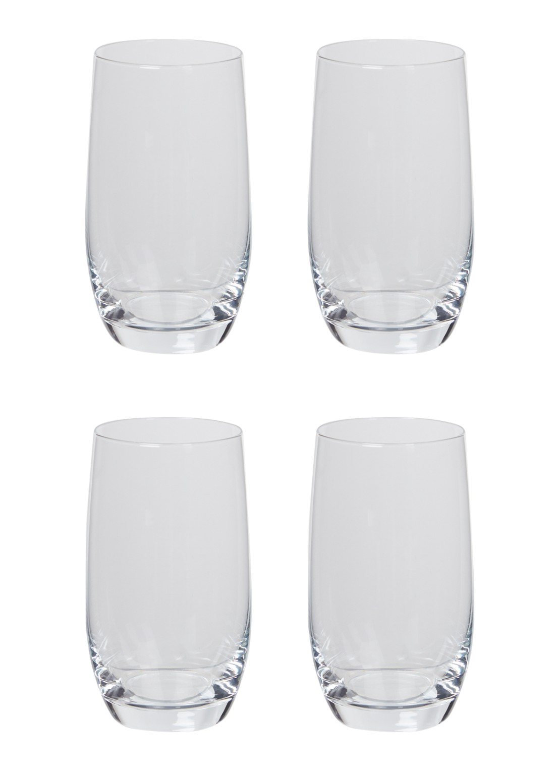Schott Zwiesel For You bierglas 33 cl set van 4 - voorkant 2 transparant