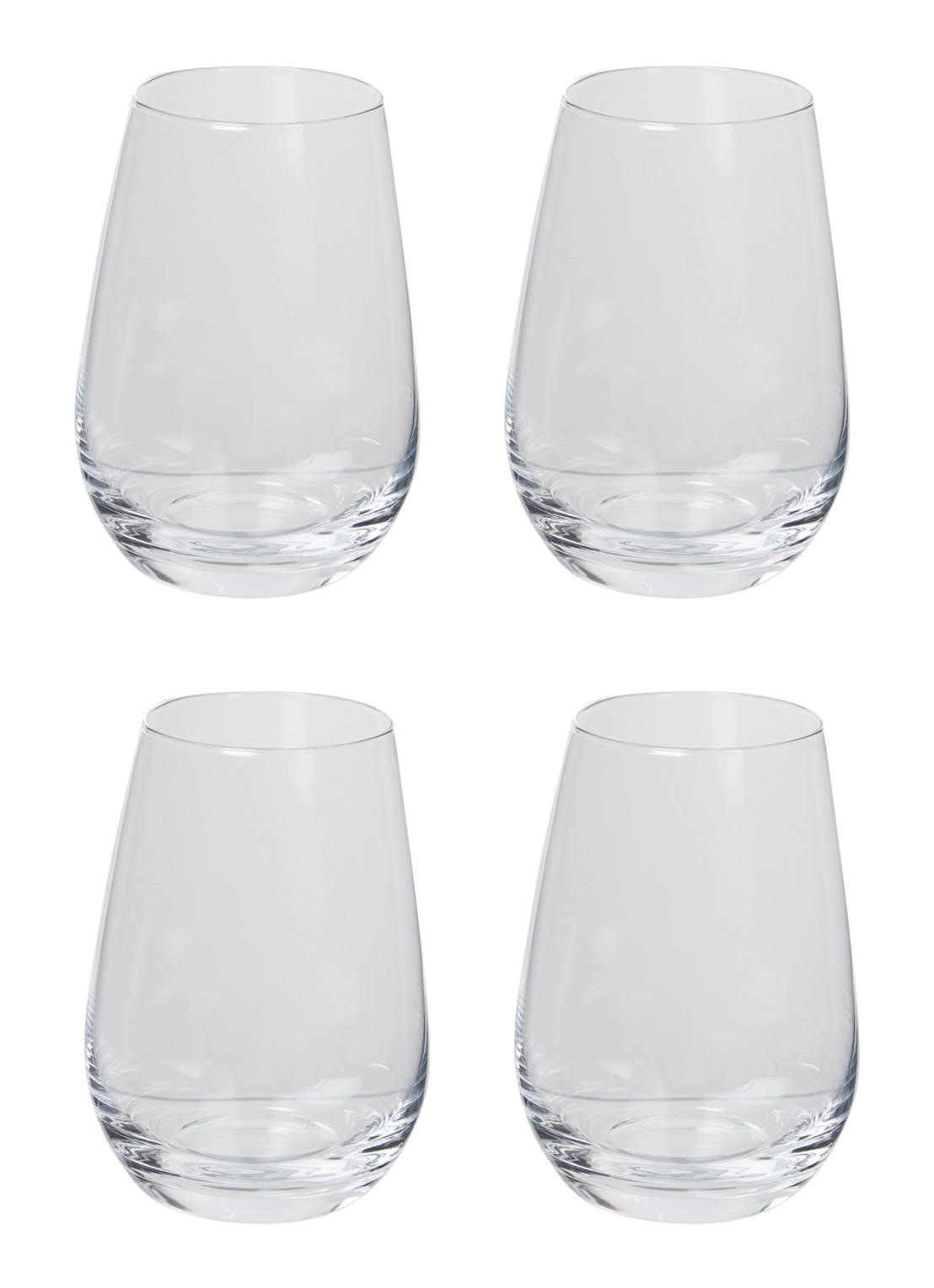 Schott Zwiesel Forté waterglas 40 cl set van 4 - voorkant transparant