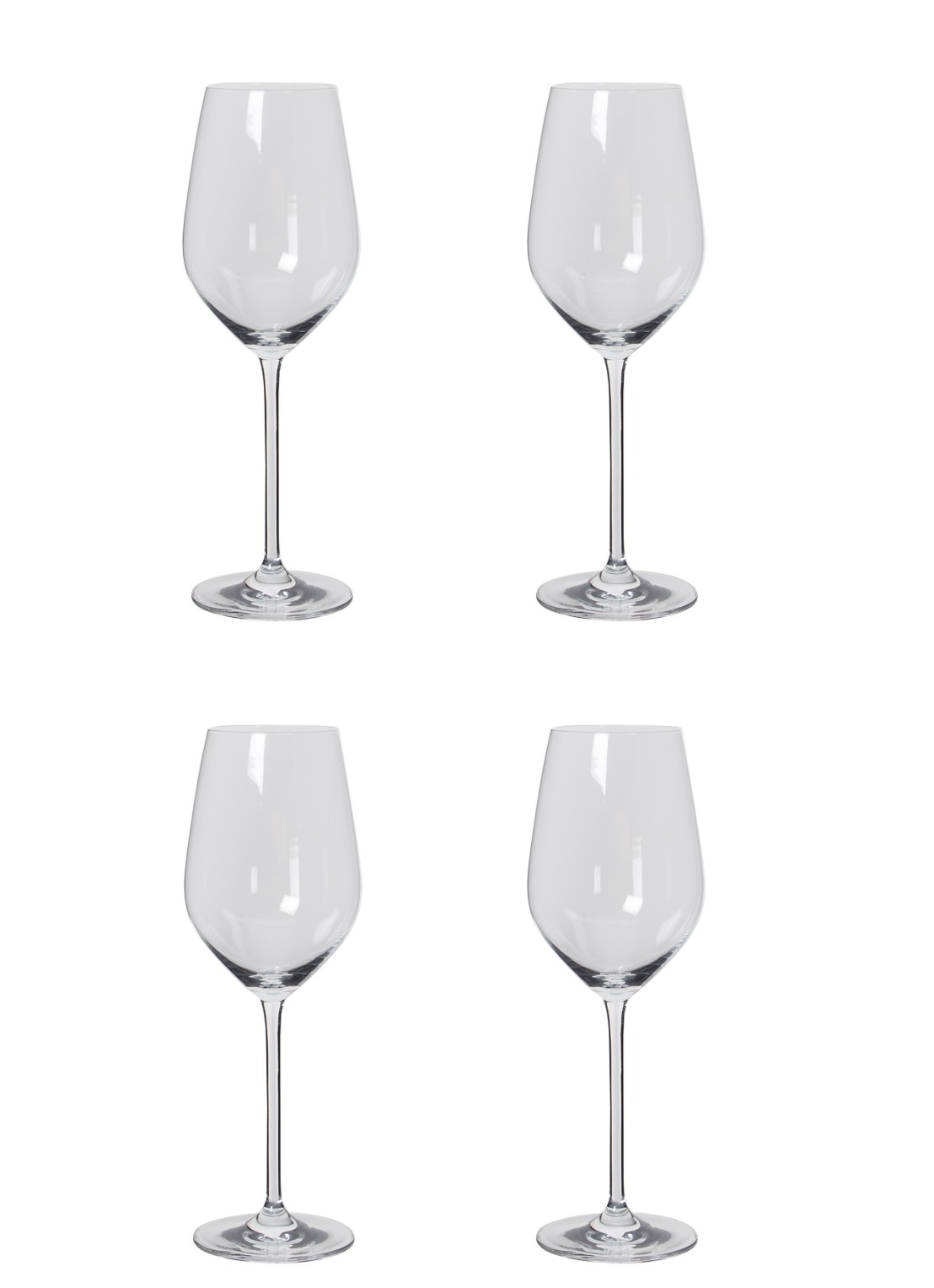 Schott Zwiesel Fortissimo rode wijn- en waterglas 50 cl set van 4 - voorkant transparant